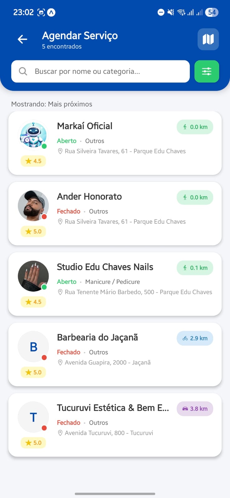 Explorar Profissionais